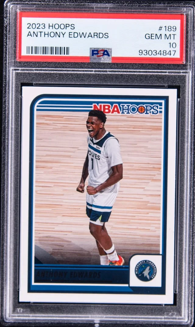 2023-24 Panini Hoops Anthony Edwards #189 card image