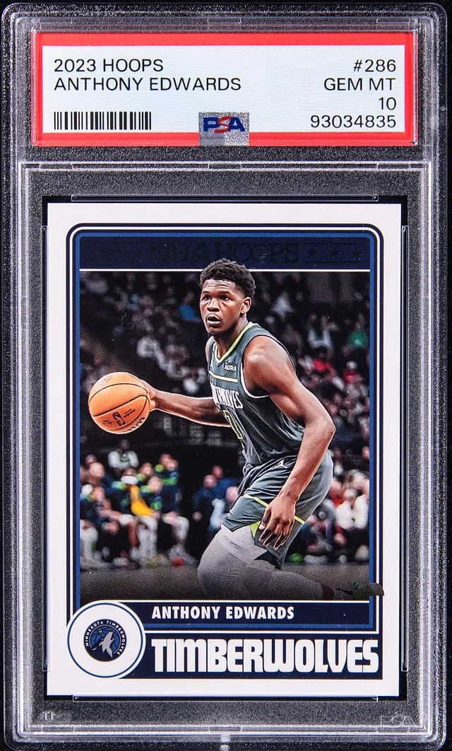 2023-24 Panini Hoops Anthony Edwards #286 card image