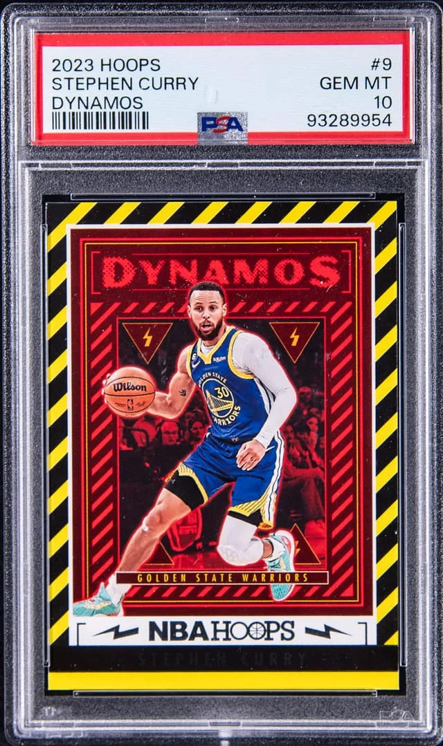 2023-24 Panini Hoops Stephen Curry Dynamos #9 card image
