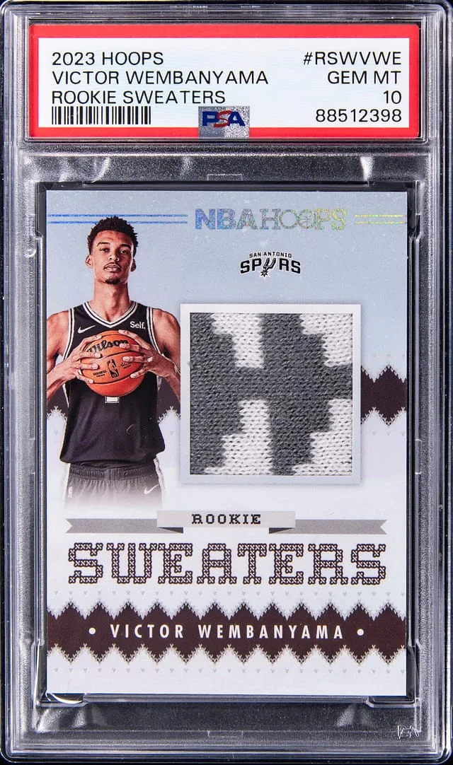 2023-24 Panini Hoops Victor Wembanyama Sweaters #RSWVWE card image