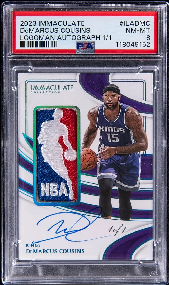 2023-24 Panini Immaculate Collection DeMarcus Cousins Logoman Autographs #ILA-DMC card image