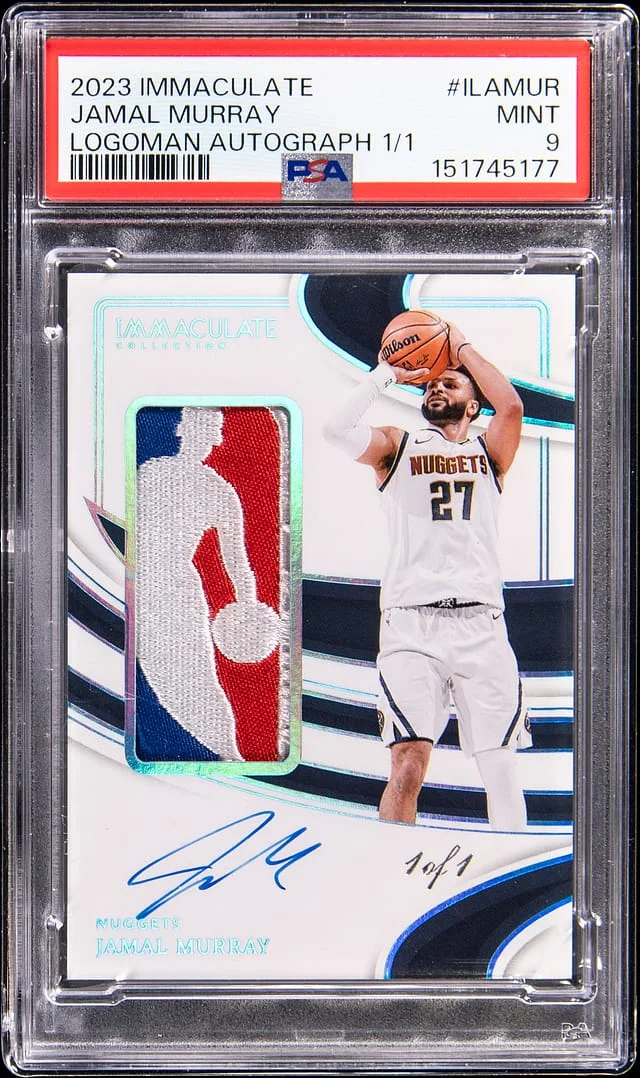 2023-24 Panini Immaculate Collection Jamal Murray Logoman Autograph #ILA-MUR card image