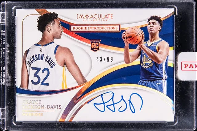2023-24 Panini Immaculate Collection Trayce Jackson-Davis Immaculate Introductions #IRI-TJ card image