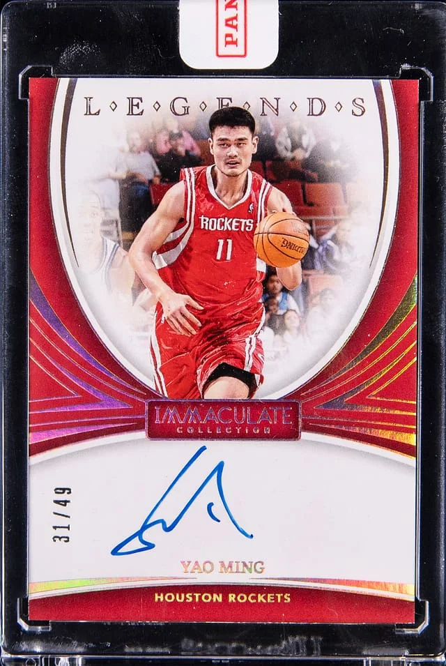 2023-24 Panini Immaculate Collection Yao Ming Immaculate Legends #ILE-YM card image