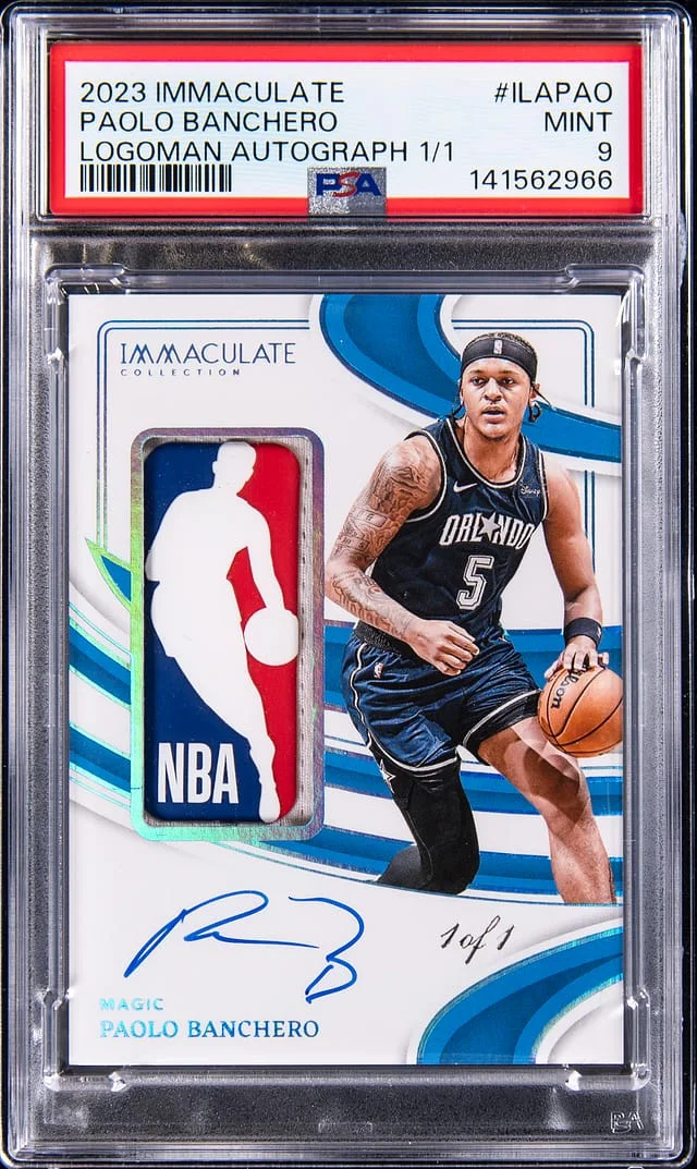 2023-24 Panini Immaculate Paolo Banchero Logoman Autographs #ILA-PAO card image