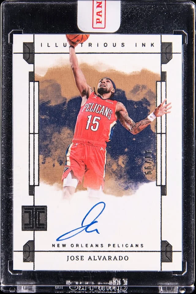 2023-24 Panini Impeccable Jose Alvarado Illustrious Ink #ILI-JAN card image