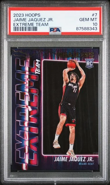 2023-24 Panini Jaime Jaquez Jr. NBA Hoops Extreme Team #7 card image