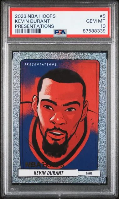 2023-24 Panini Kevin Durant NBA Hoops Presentations #9 card image