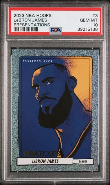 2023-24 Panini LeBron James NBA Hoops Presentations #3 card image