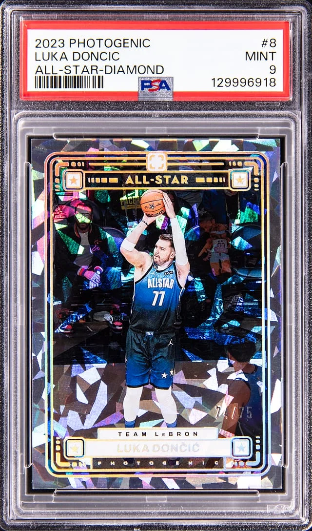 2023-24 Panini Luka Doncic Photogenic All-Star Diamond #8 card image