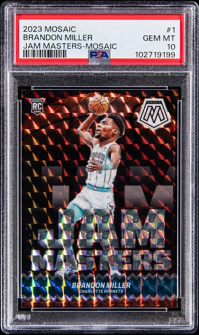 2023-24 Panini Mosaic Brandon Miller Jam Masters Mosaic #1 card image
