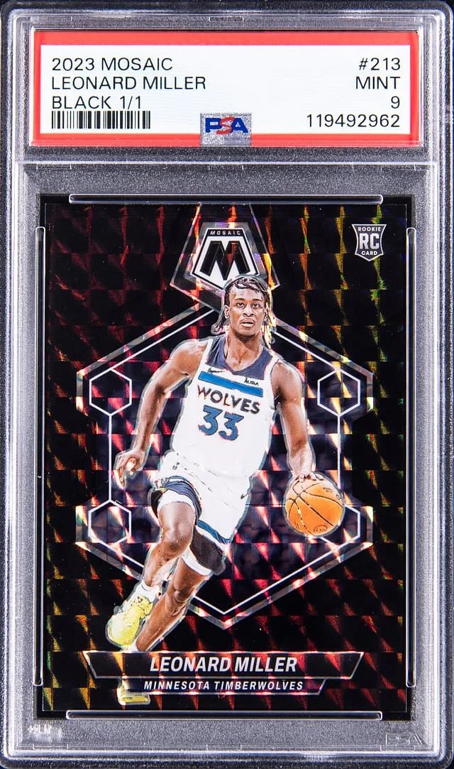 2023-24 Panini Mosaic Leonard Miller Black #213 card image