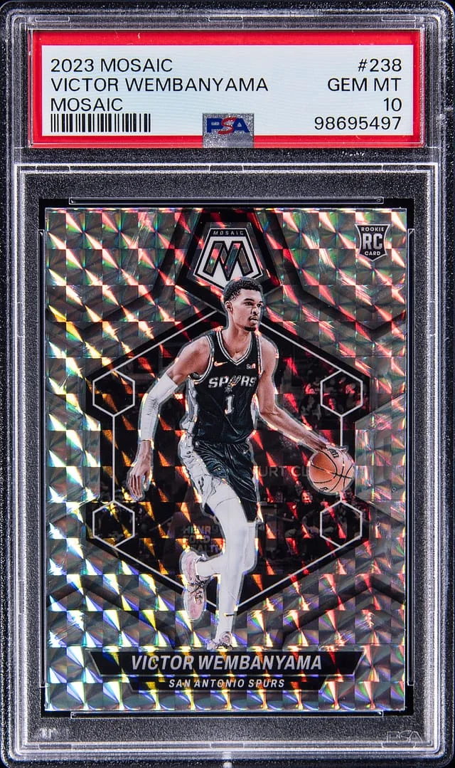 2023-24 Panini Mosaic Victor Wembanyama Silver #238 card image