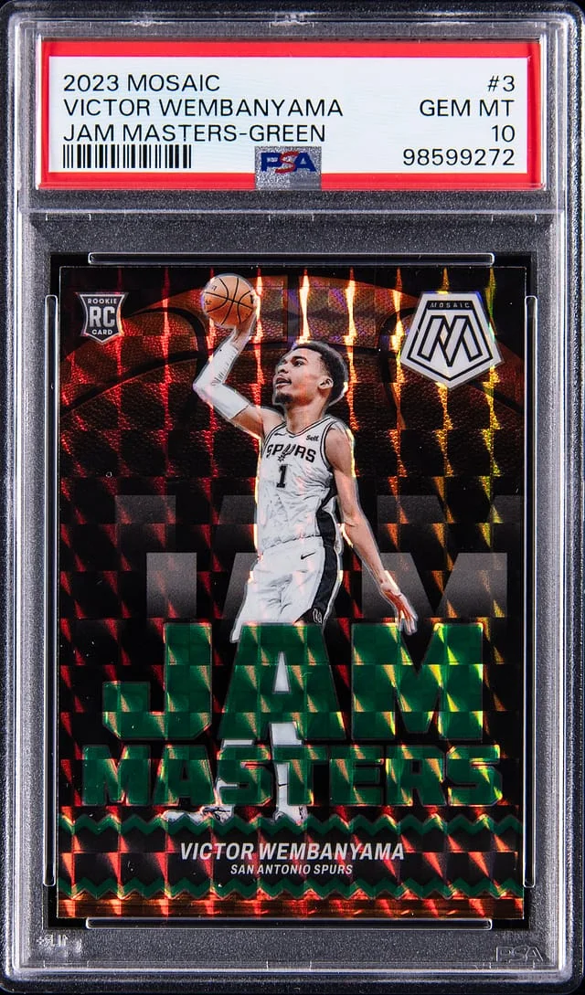 2023-24 Panini Mosaic Victor Wembanyama Jam Masters #3 card image