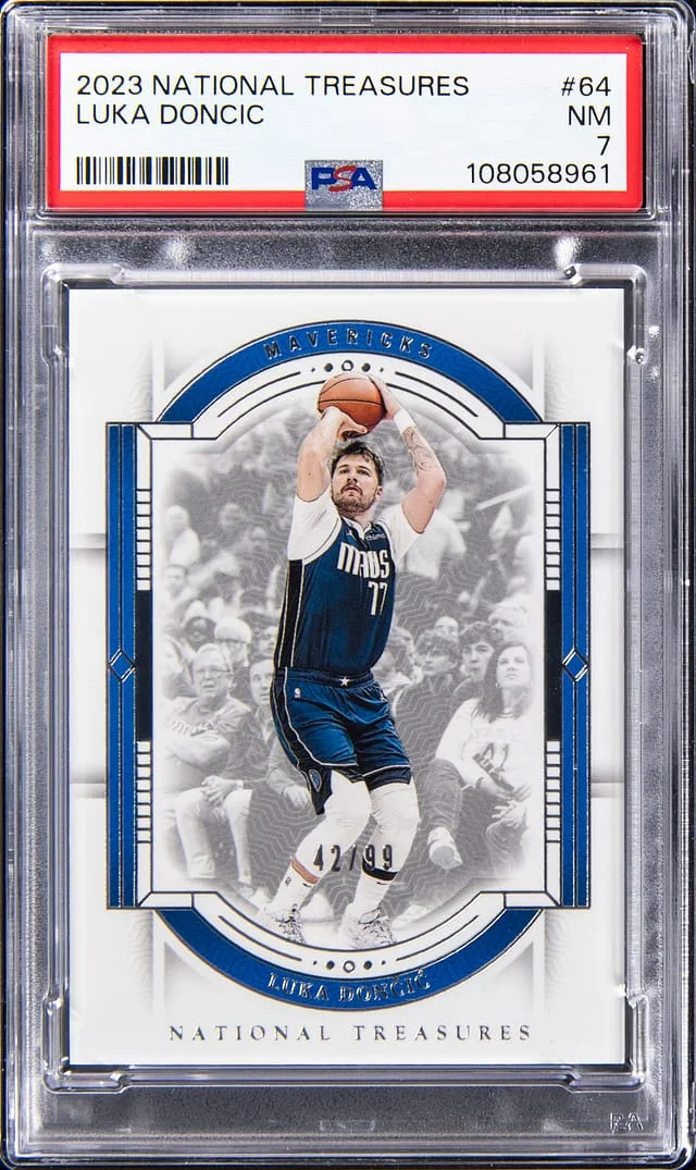 2023-24 Panini National Treasures Luka Doncic #64 card image
