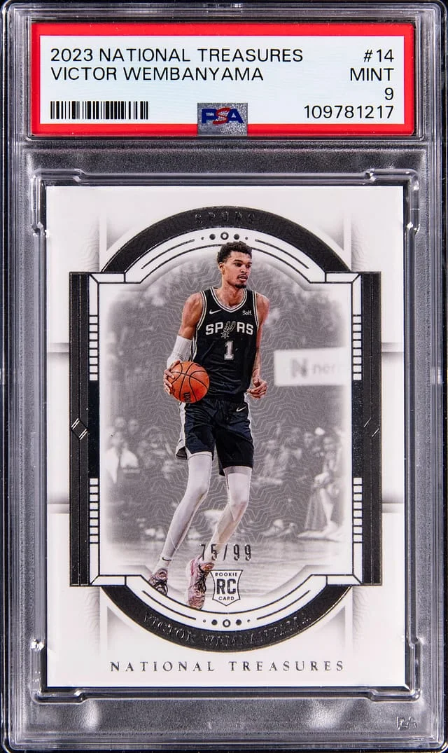 2023-24 Panini National Treasures Victor Wembanyama #14 card image