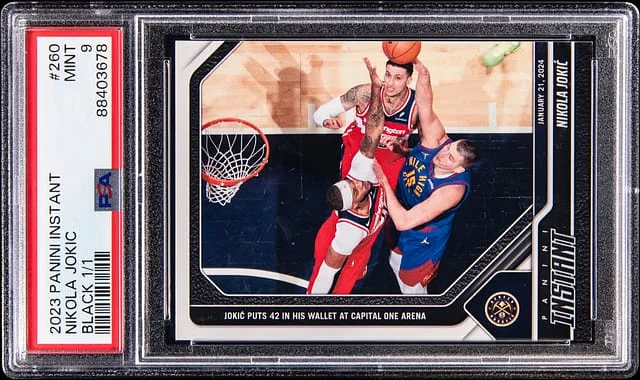 2023-24 Panini Nikola Jokic Instant Black #260 card image