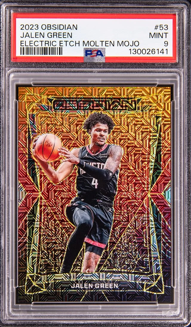 2023-24 Panini Obsidian Jalen Electric Etch Molten Mojo #53 card image