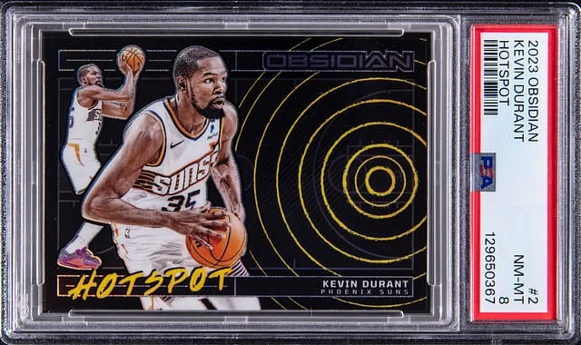 2023-24 Panini Obsidian Kevin Durant Hotspot #2 card image