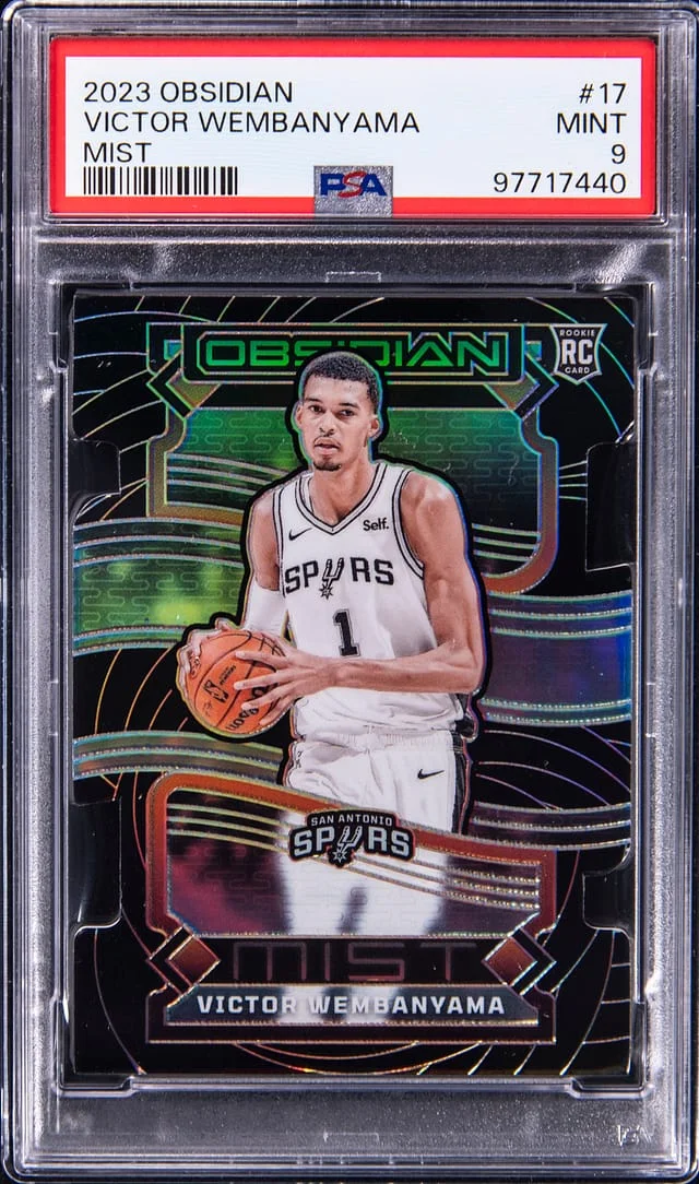 2023-24 Panini Obsidian Victor Wembanyama Mist #17 card image
