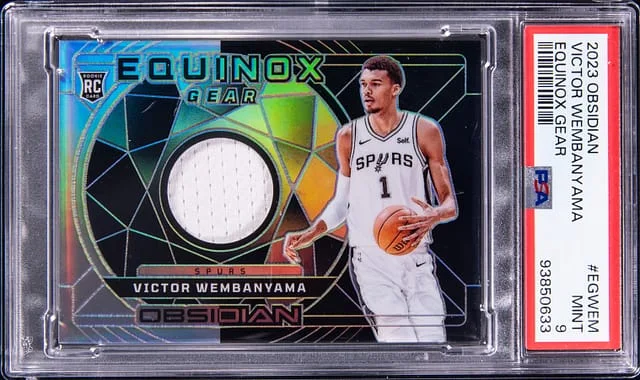 2023-24 Panini Obsidian Victor Wembanyama Equinox Gear #EG-WEM card image
