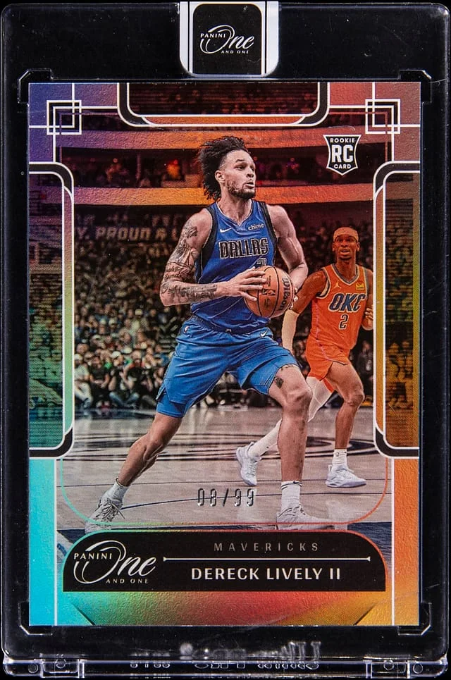 2023-24 Panini One and One Dereck Lively II - Panini Encased #145 card image