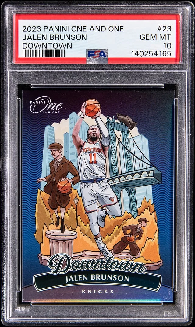 2023-24 Panini One and One Jalen Brunson Downtown #23 card image