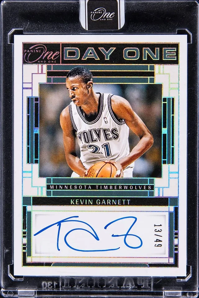 2023-24 Panini One and One Kevin Garnett Day One #DAY-KVG card image