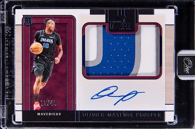 2023-24 Panini One and One Olivier-Maxence Prosper Precision Jersey Autograph #PRJ-OMP card image