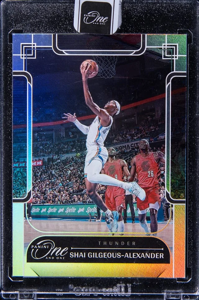2023-24 Panini One and One Shai Gilgeous-Alexander - Panini Encased #39 card image