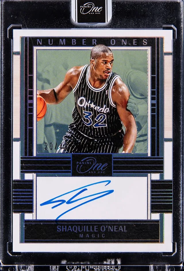 2023-24 Panini One and One Shaquille O'Neal Number Ones #ONE-SON card image