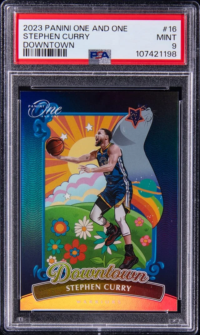 2023-24 Panini One and One Stephen Curry Downtown #16 card image