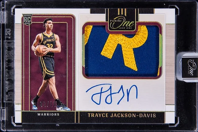 2023-24 Panini One and One Trayce Jackson Davis Precision Jersey #PRJ-TJD card image