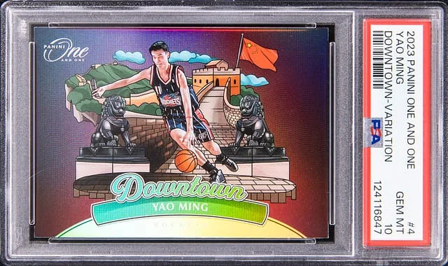 2023-24 Panini One and One Yao Ming Downtown Variation #4 card image