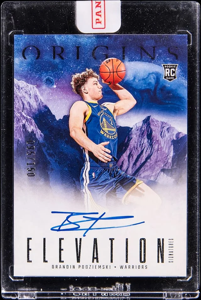 2023-24 Panini Origins Brandin Podziemski Elevation Signatures #ES-BPW card image