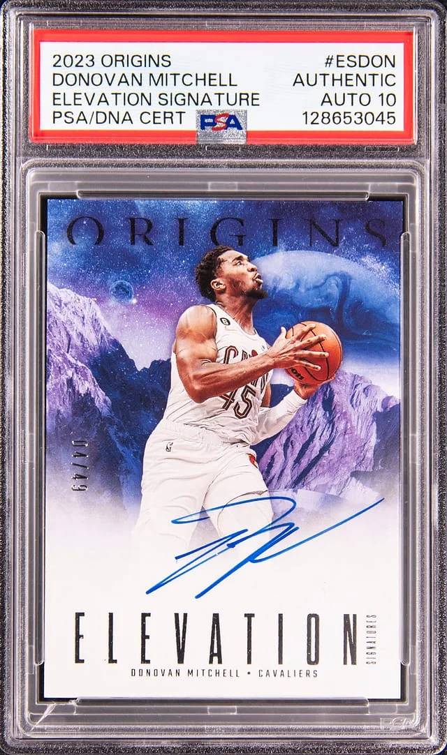 2023-24 Panini Origins Donovan Mitchell Elevation Signature #ES-DON card image