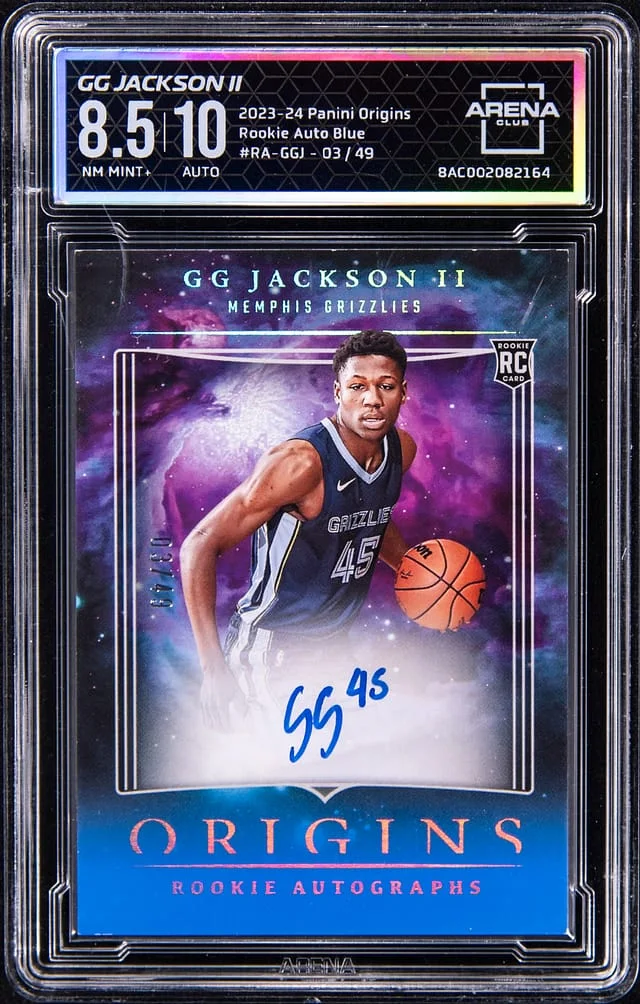 2023-24 Panini Origins GG Jackson II Autograph Blue #RA-GGJ card image
