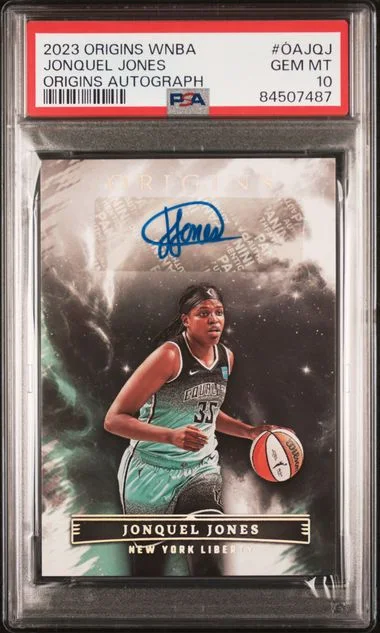 2023-24 Panini Origins Jonquel Jones WNBA Origins Autographs #OA-JQJ card image