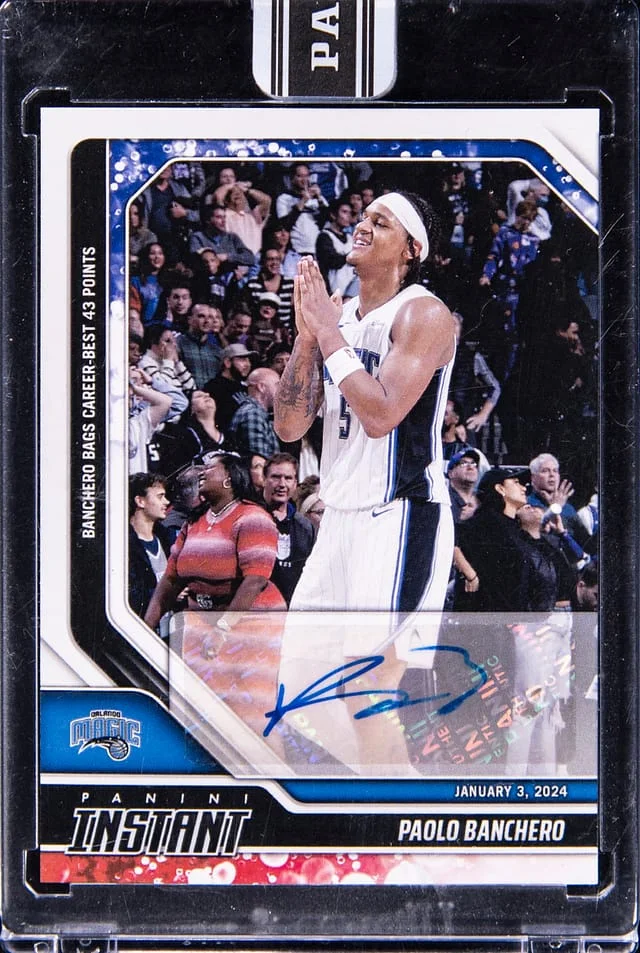 2023-24 Panini Paolo Banchero Instant Autographs #224 card image