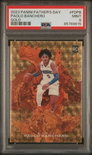 2023-24 Panini Paolo Banchero Father's Day Gold #FDPB card image