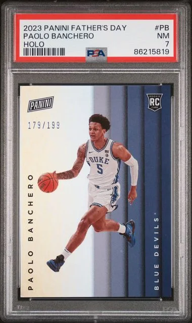 2023-24 Panini Paolo Banchero Father's Day Holo #PB card image