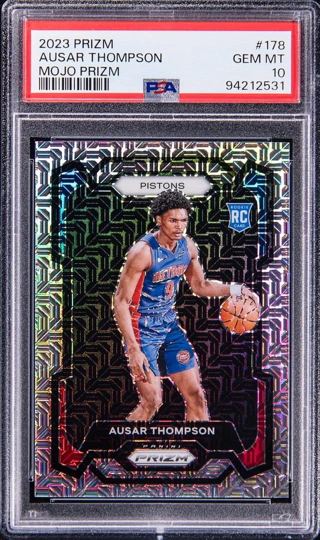 2023-24 Panini Prizm Ausar Thompson Mojo #178 card image