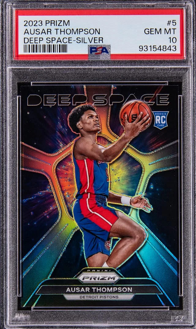 2023-24 Panini Prizm Ausar Thompson Deep Space Silver #5 card image