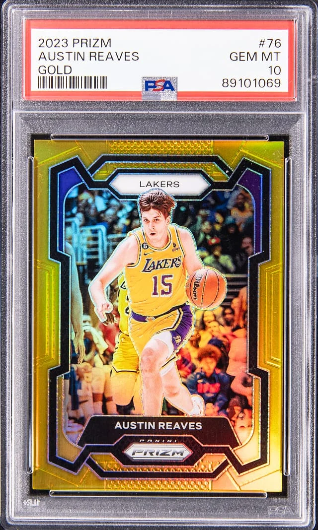 2023-24 Panini Prizm Austin Reaves Purple Ice #76 card image