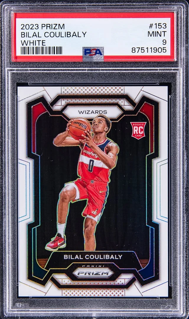 2023-24 Panini Prizm Bilal Coulibaly White #153 card image