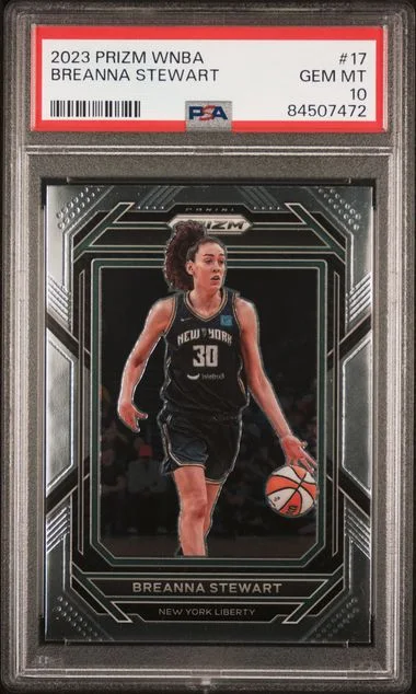 2023-24 Panini Prizm Breanna Stewart WNBA #17 card image