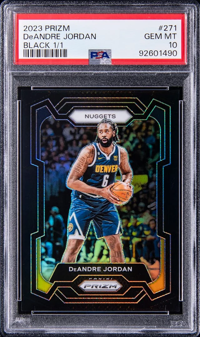 2023-24 Panini Prizm Deandre Jordan Black #271 card image