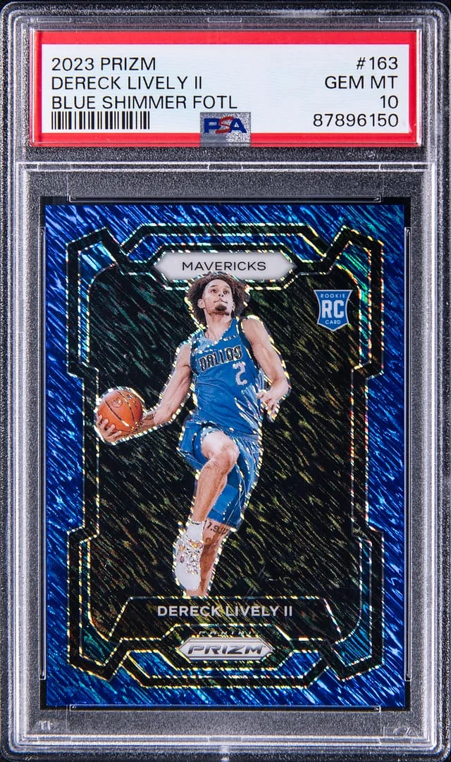 2023-24 Panini Prizm Dereck Lively II Ice #163 card image