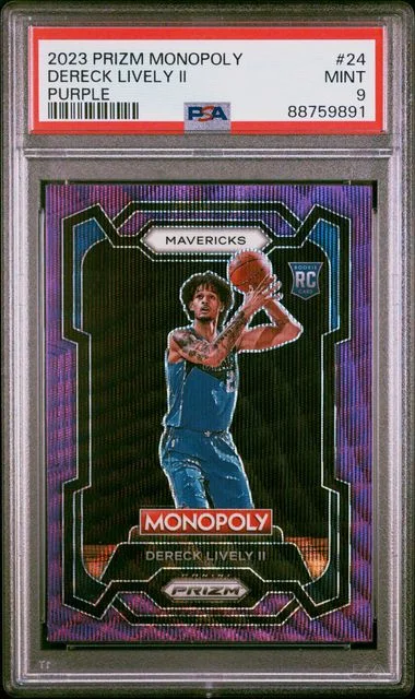 2023-24 Panini Prizm Dereck Lively II Monopoly Purple #24 card image