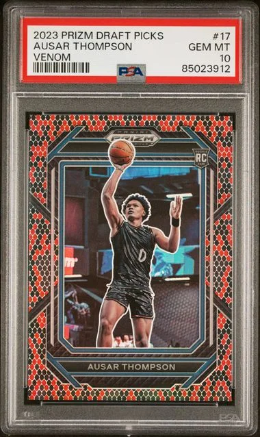 2023-24 Panini Prizm Draft Picks Ausar Thompson Venom #17 card image